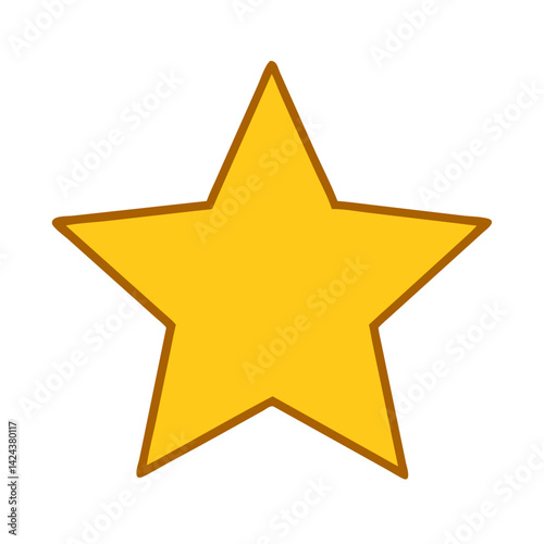 Shining Star Illuminating the Night Sky, Symbolizing Hope and Dreams
