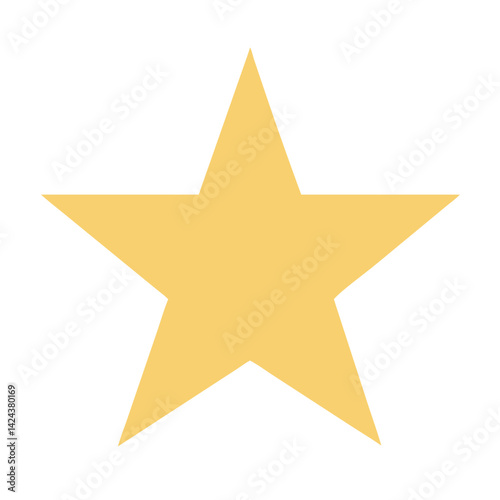 Shining Star Illuminating the Night Sky, Symbolizing Hope and Dreams