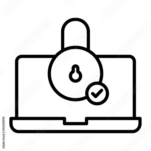 Data Access Outline Icon