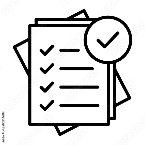 Compliance Data Outline Icon