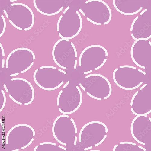 Floral Pattern NAture Design Fabric Textile Illustration Vector
