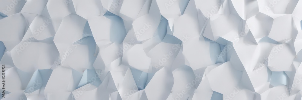 Fototapeta premium Subtle geometric blue patterns on a white background, surface, lines, textile