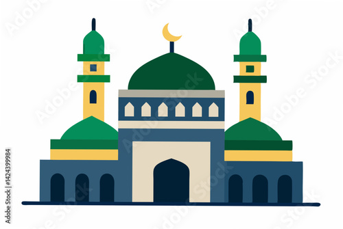 taj mahal vector illustration