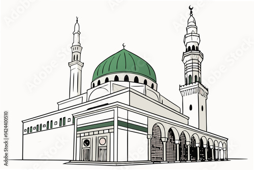 vector illustration of church