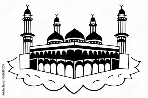 vector illustration of a mosque