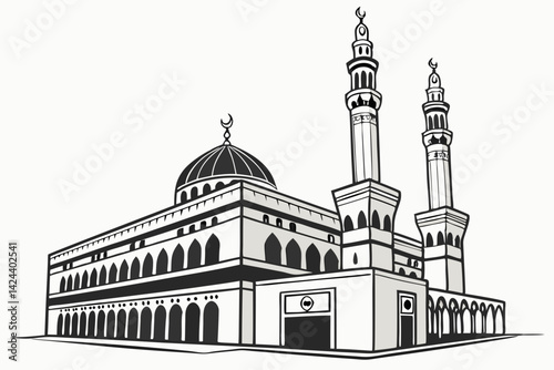 vector illustration of church