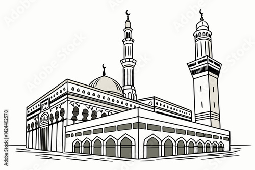taj mahal vector