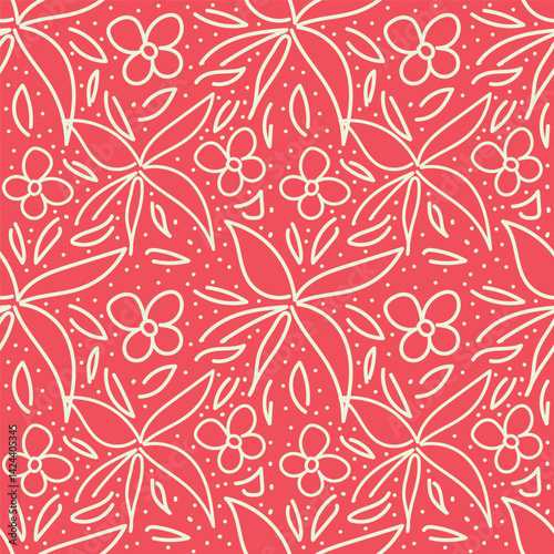Vintage seamless floral pattern. Liberty style background of small mauve and lilac flowers. Small flowers scattered over a white background. Stock for printing on surfaces