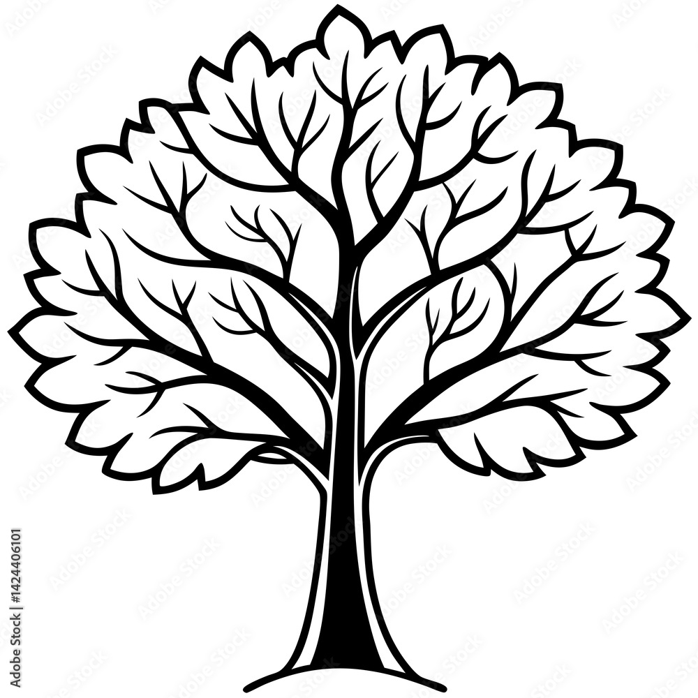 Obraz premium tree image vector