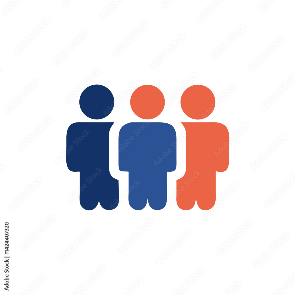 Leave group icon in Solid Colors Representing Unity Leave group icon in Solid Colors Representing Unity