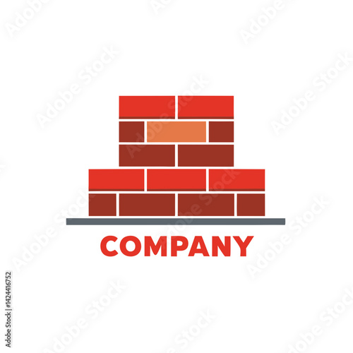 Brick Building Company Logo Design For Modern Business