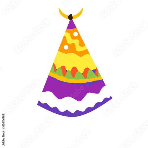 beautiful new year and birthday party hat