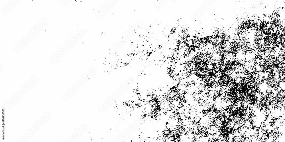 Fototapeta premium Abstract dust grunge concrete wall dark weathered overly pattern black and white rough vintage distress background.