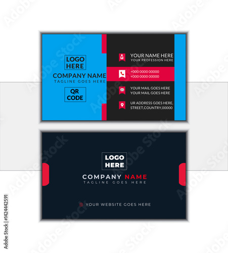  Modern business card design template