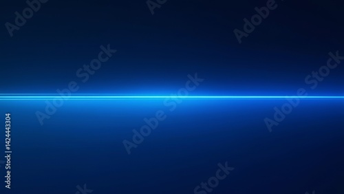 Blue Light Abstract Art Picture