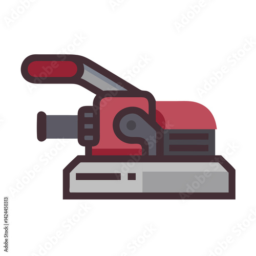 Professional Belt Sander Icon for Woodworking and Construction
