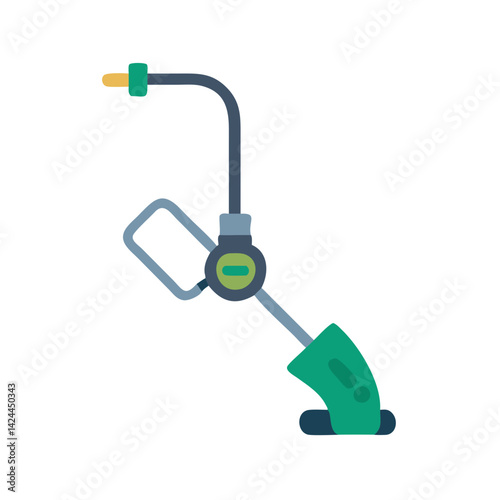 Weed Torch Burner with Hose and Regulator Illustration