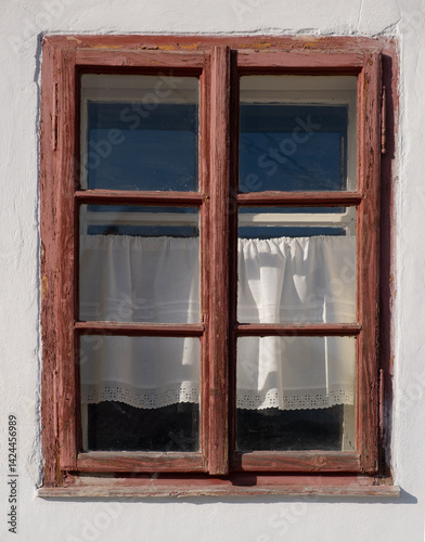 old wooden window