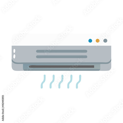 Air Conditioner Icon Cooling Home Climate Control System