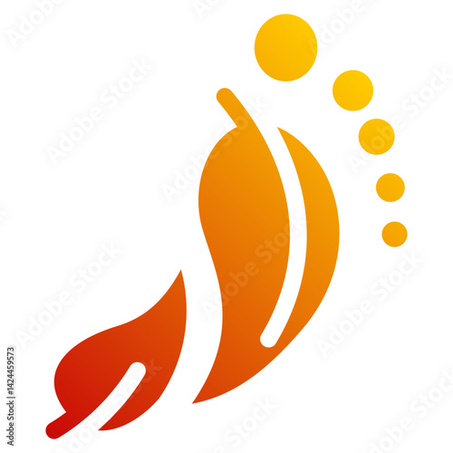 Carbon Footprint Icon