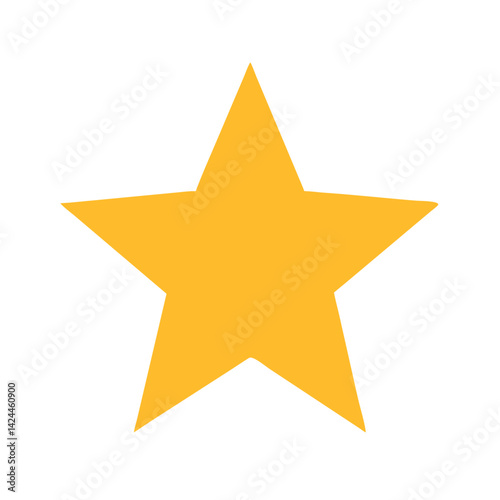Shining Star Illuminating the Night Sky, Symbolizing Hope and Dreams