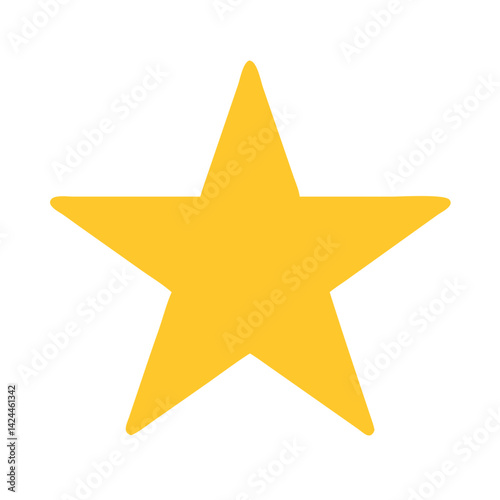 Shining Star Illuminating the Night Sky, Symbolizing Hope and Dreams