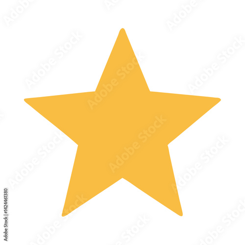 Shining Star Illuminating the Night Sky, Symbolizing Hope and Dreams