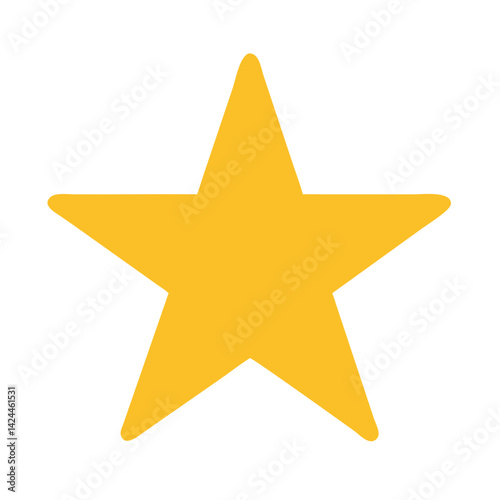 Shining Star Illuminating the Night Sky, Symbolizing Hope and Dreams