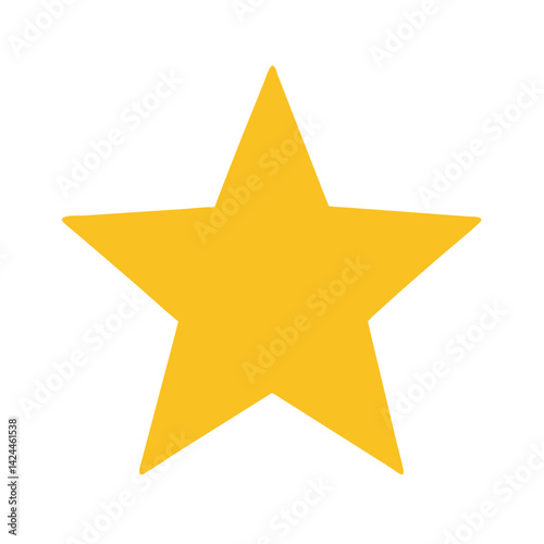 Shining Star Illuminating the Night Sky, Symbolizing Hope and Dreams