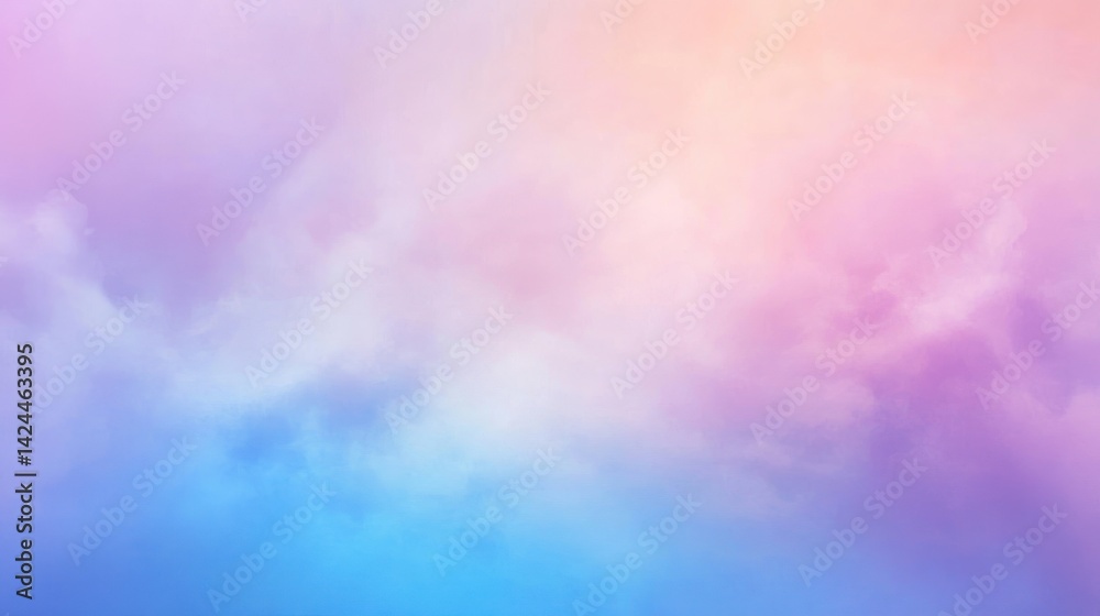 Pastel Sky: Dreamy Cloudscape in Soft Hues Pastel Sky: Dreamy Cloudscape in Soft Hues