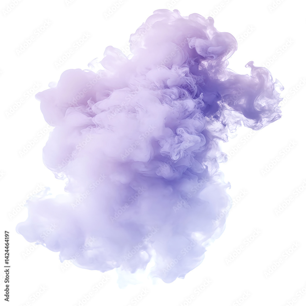 Fototapeta premium Abstract Smoke Misty Fog. Texture Overlays. Design Element On White Background