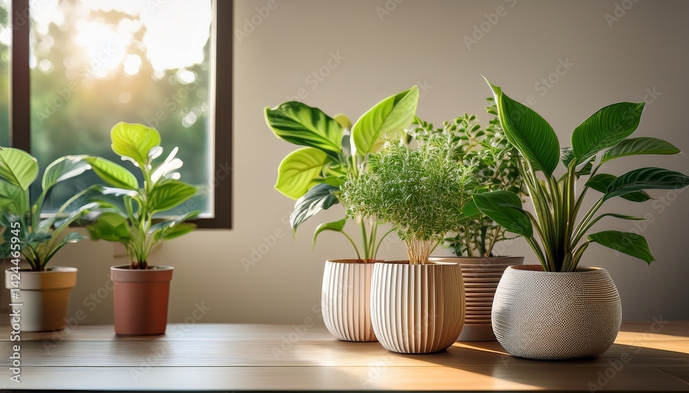 indoor plants with small leaves in decorative containers in a beautiful residence air purifying plants indoor plants with small leaves in decorative containers in a beautiful residence air purifying plants