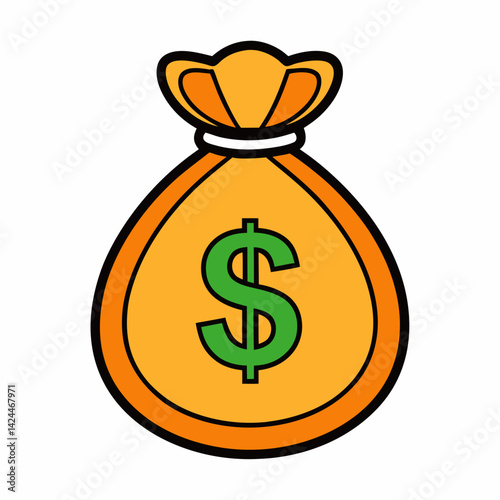 bag with dollar