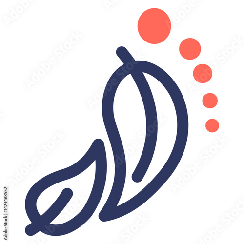 Carbon Footprint Icon