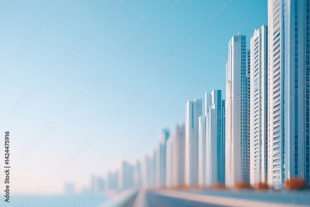 minimalist cityscape showing towering apartment buildings beneath clear sky minimalist cityscape showing towering apartment buildings beneath clear sky