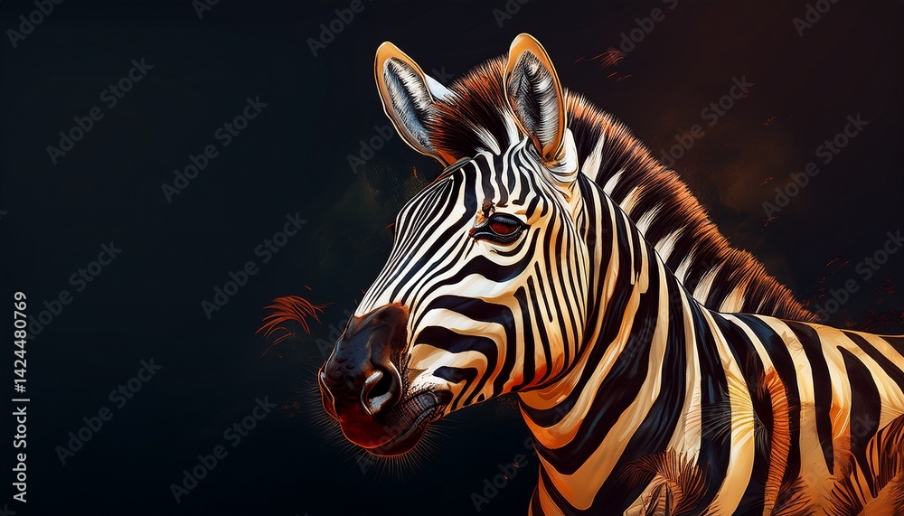 Fototapeta premium various artistic representations of zebras in different styles and forms showcasing their unique features and characteristics