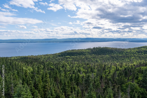 Landscape of Canada, Forillon national park, Quebec