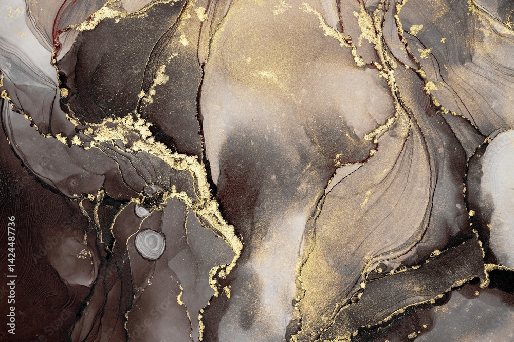 Original artwork photo of marble ink abstract art. High resolution photograph from exemplary original painting. Abstract painting was painted on HQ paper texture to create smooth marbling pattern.