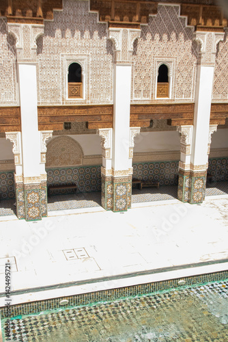Obraz na płótnie The Medersa Ben Youssef w salonie