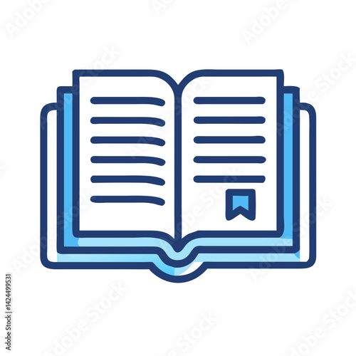 Open Book Icon Representing Ethical Guidelines and Principles of Conduct