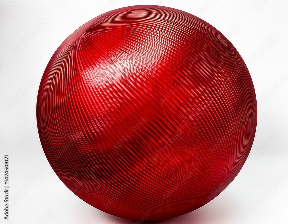a shiny red sphere with a smooth surface ideal for abstract design and backgrounds white background a shiny red sphere with a smooth surface ideal for abstract design and backgrounds white background