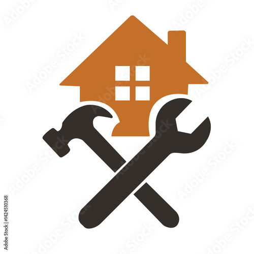logo for a construction and repair company