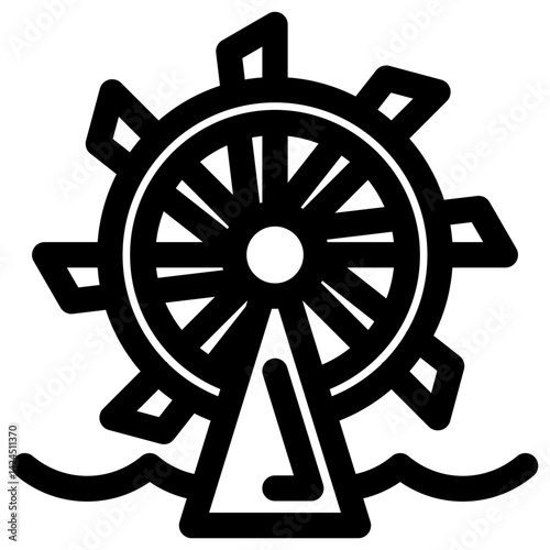 Hydro Power Icon
