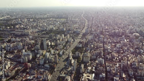 Wallpaper Mural Buenos aires cityscape with highway and traffic flowing Torontodigital.ca
