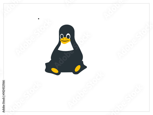 penguin animal cartoon icon vector illustration penguin vector, icon vector illustration, penguin silhouette of a penguin isolated on a white background.