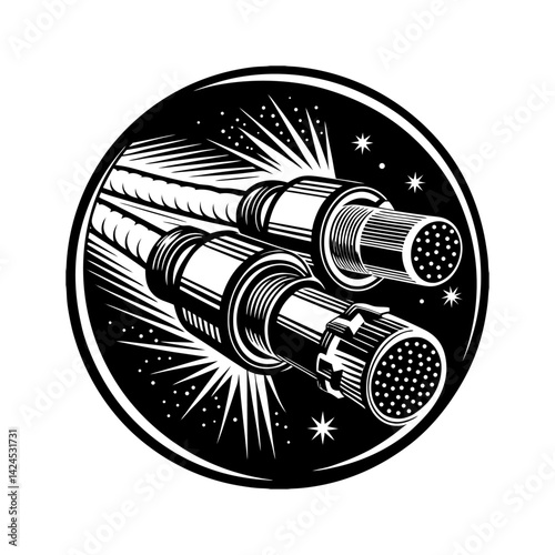Cyberpunk-inspired fiber optic cable vector, glowing white lines on dark background, futuristic aesthetic