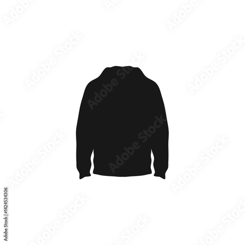 Black hoodie mockup. Fashionable template sweatshirt casual clothes