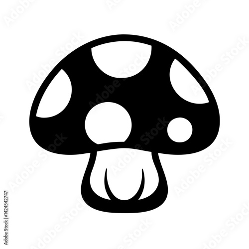 power up mushroom icon, power up mushroom silhouette vector illustration-simple silhouette illustration of power up mushroom,power up mushroom vector