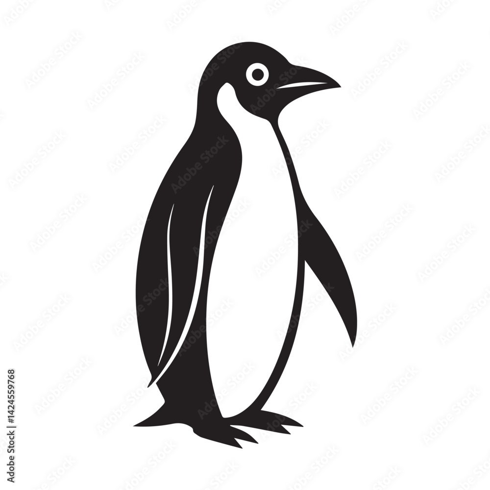 Naklejka premium penguin vector illustration