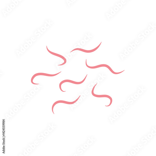Worms intestinal icon